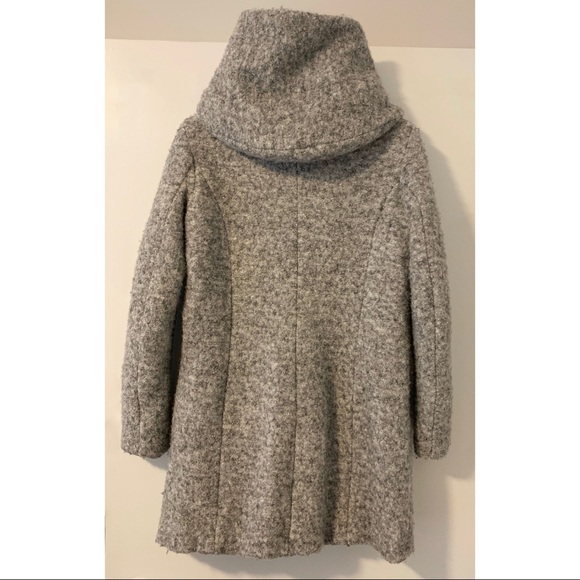 Hudson’s Bay ONLY Hooded Grey Jacket Manteau Coat - Picture 6 of 13